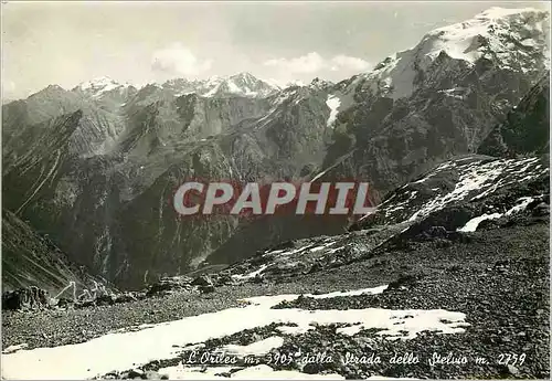 Moderne Karte L'Orileo m  3905 Dalla Strada Dello Stelvio m 2759