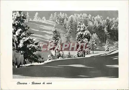 Cartes postales moderne Claviere Ricamo di Neve