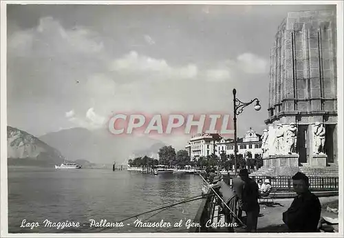 Moderne Karte Lago Maggiore Pallanza Mausoleo al Gen Cadorna