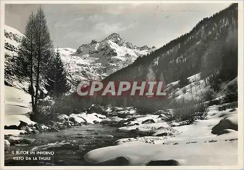 Cartes postales moderne Il Rutor in Inverno Visto da la Thuile