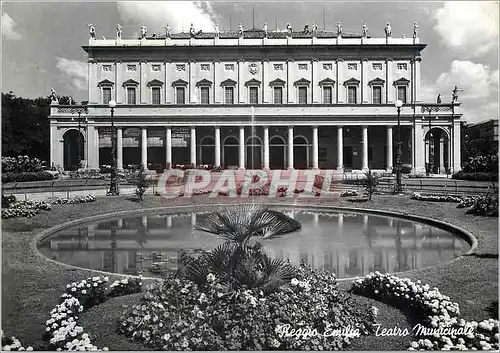 Moderne Karte Reggio Emilia Teatro Municipale