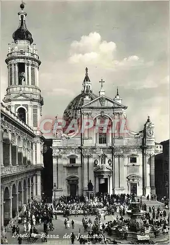 Cartes postales moderne Lareto Piazza del Santuario