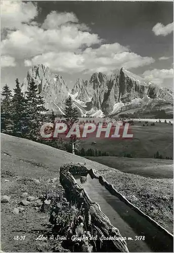 Cartes postales moderne Alpe di Siusi Gruppe del sassolungo m 3178