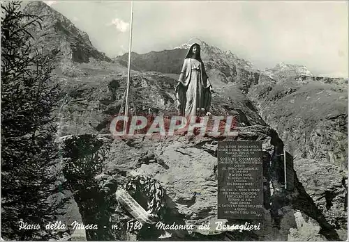 Cartes postales moderne Piano della Mussa m 1760 Madonna dei Bersaglieri