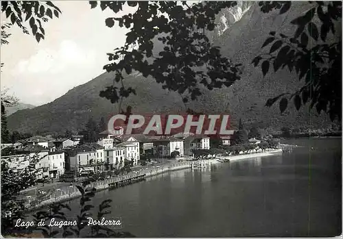 Cartes postales moderne Lago di Lugano Porlezza