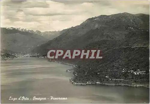 Cartes postales moderne Lago d'Orta Omegna Panorama