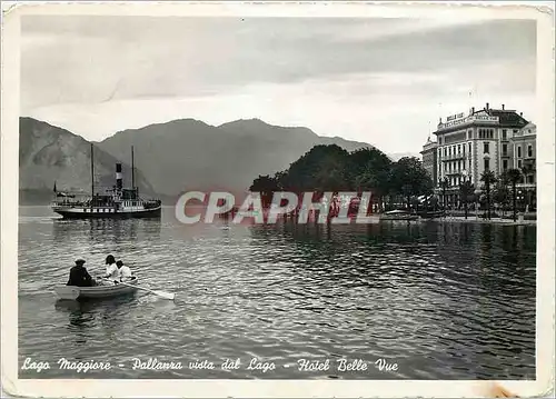 Cartes postales moderne Lago Maggiore Pallanza Vista dal Lago Hotel Belle vue