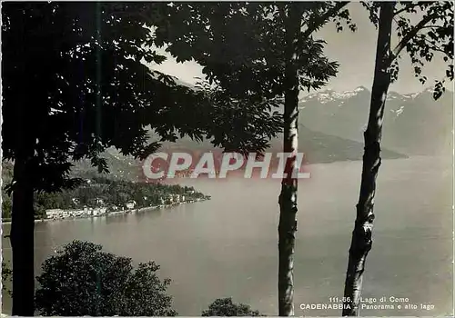 Cartes postales moderne Lago di Como Cadenabbbia Panorama e Alto Lago