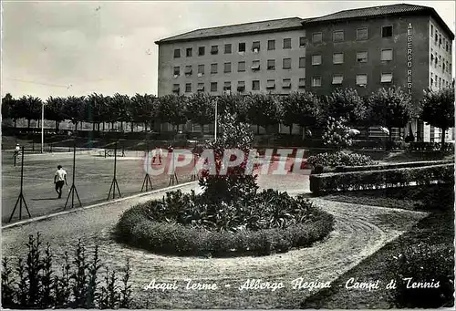 Moderne Karte Acqui Terme Albergo Regina Caerpi di Tennis