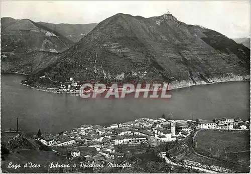 Cartes postales moderne Lago d'Iseo Sulrano e Peschiera Maraglio