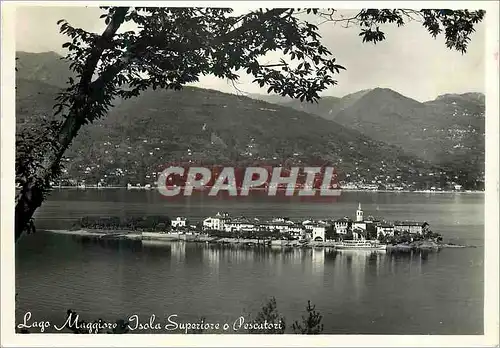 Cartes postales moderne Le Lac Maggiore L'Ile Superiore ou Pescatori