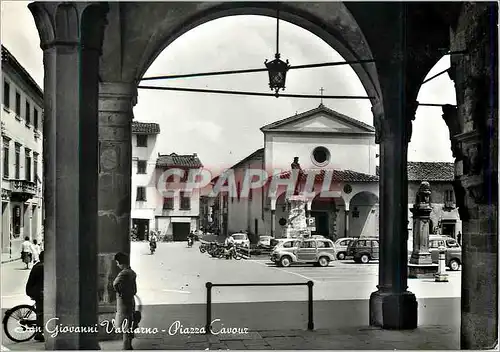 Moderne Karte San Giovanni Valdarno Piazza Cavour