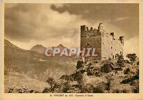 Cartes postales moderne St Vincent (m 575) Castello d'Ussel