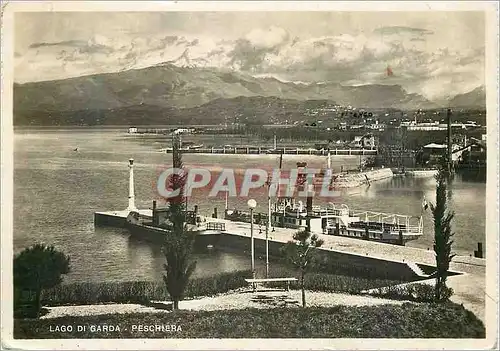 Cartes postales moderne Lago Di Garda Peschera Bateau