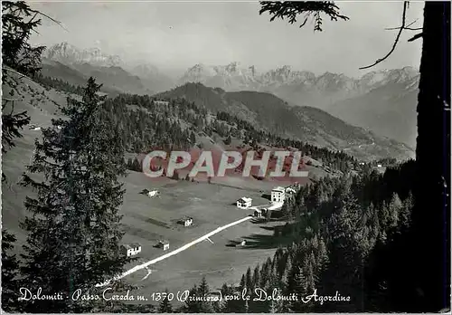Cartes postales moderne Dolomiti Passo Cereda m 1370 (Primiero) Con Le Dolomiti Agordine