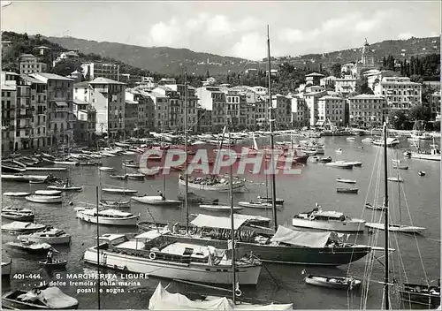 Cartes postales moderne S Margherita Ligure al Dolce Tremolar Della Marina Posati e Sogna Bateaux