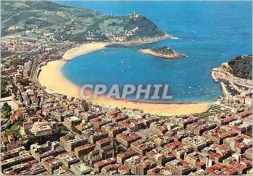 Cartes postales moderne San Sebastian Vue Aerienne