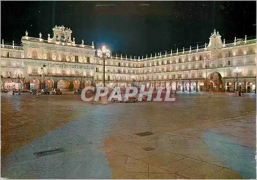 Moderne Karte Salamanca Place Mayor Belle Effet Nocturne