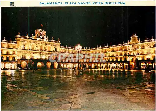 Cartes postales moderne Salamanca Plaza Mayor Vista Nocturna