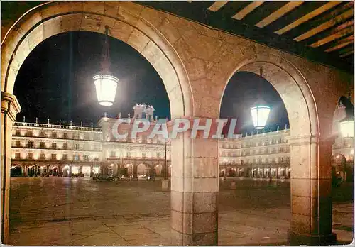 Cartes postales moderne Salamanca Grande Place Illumines