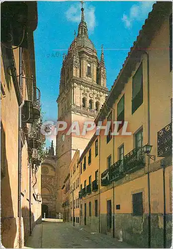 Cartes postales moderne Salamanca bibliotheque d'unamuno et rue caltdero de la barca