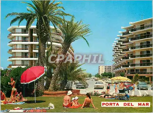 Moderne Karte Costa dorada salou tarragona porta del mar
