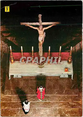 Moderne Karte Santa cruz del valle de los caidos basilique detail du maitre autel