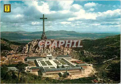 Moderne Karte Santa cruz del valle de los caidos vue panoramique de la posterieur du monument