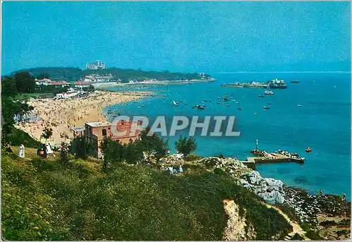 Cartes postales moderne Santander plage de magdalena et palais royal