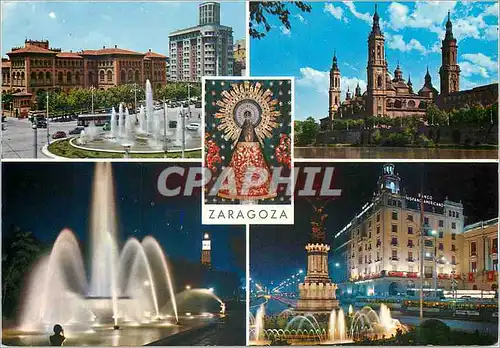 Moderne Karte Zaragoza beautes de la ville