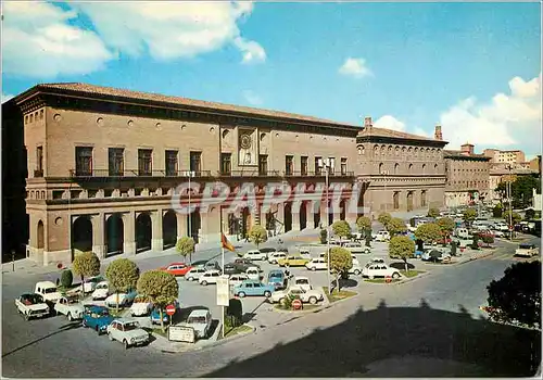 Cartes postales moderne Zaragoza cathedrale square town hall and house of commerce