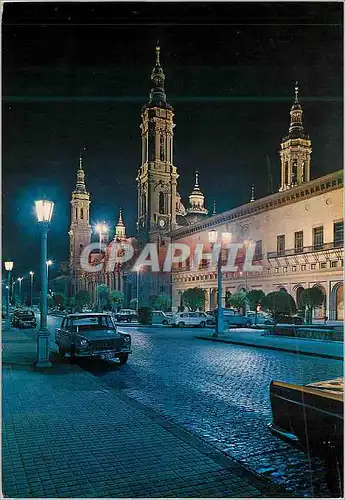 Cartes postales moderne Zaragoza place de N D de el pilar