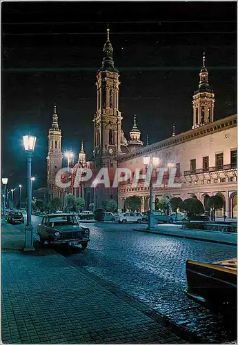 Cartes postales moderne Zaragoza place de N D de el pilar