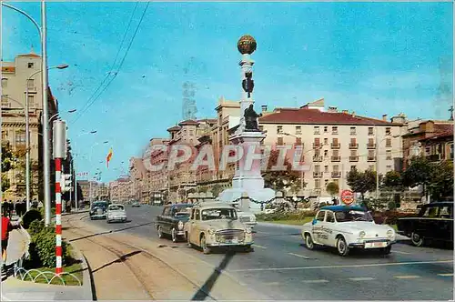 Cartes postales moderne Zaragoza place aragon et avenue de l'independance