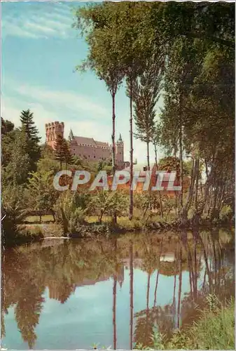 Cartes postales moderne Segovia el alcazar (chateau)reflechi a l'eresma