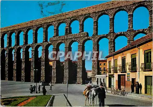 Cartes postales moderne Segovia aqueduc romain Ane Donkey