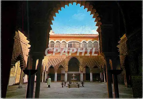 Moderne Karte Sevilla les palais royaux cour des demoiselles