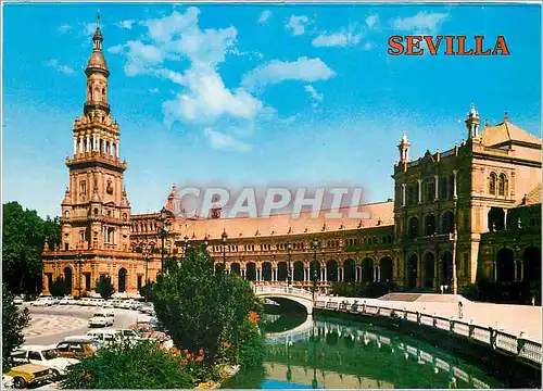 Cartes postales moderne Sevilla place de l'espagne