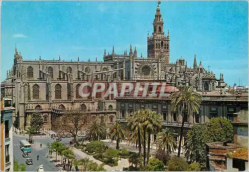 Cartes postales moderne Sevilla archives des indes et la cathedrale