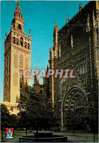 Cartes postales moderne Sevilla la cathedrale et la giralda