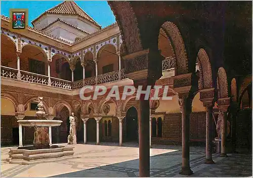 Cartes postales moderne Sevilla cour principale de la maison de pilatos