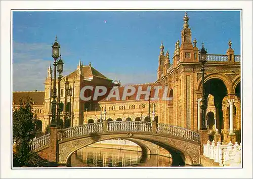 Cartes postales moderne Sevilla la place d'espagne