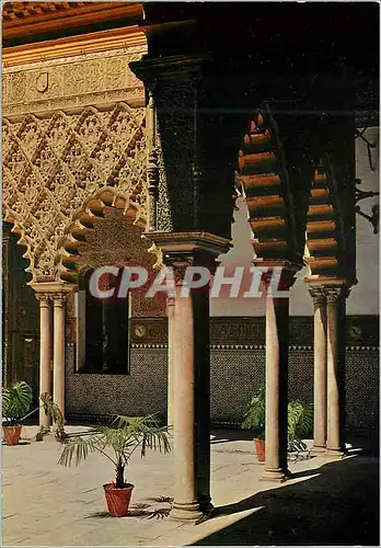 Cartes postales moderne Sevilla palais royaux cour des demoiselles