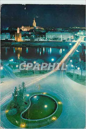 Cartes postales moderne Sevilla vue partielle et place de cuba