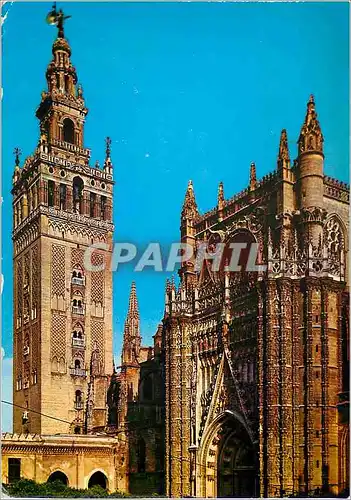 Cartes postales moderne Sevilla la cathedral et la giralda