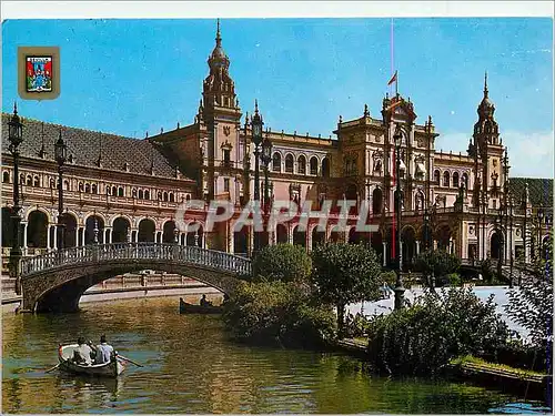 Cartes postales moderne Sevilla place d'espagne