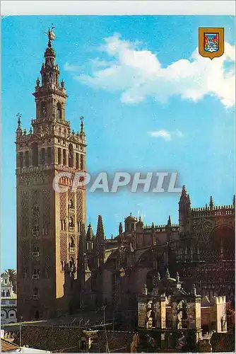 Cartes postales moderne Sevilla la cathedrale et la giralda