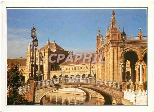 Cartes postales moderne Sevilla la place d'espagne