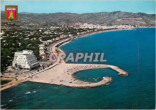 Cartes postales moderne Sitges playa de oro vue aerienne