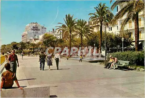 Cartes postales moderne Sitges vue panoramique de la promenade